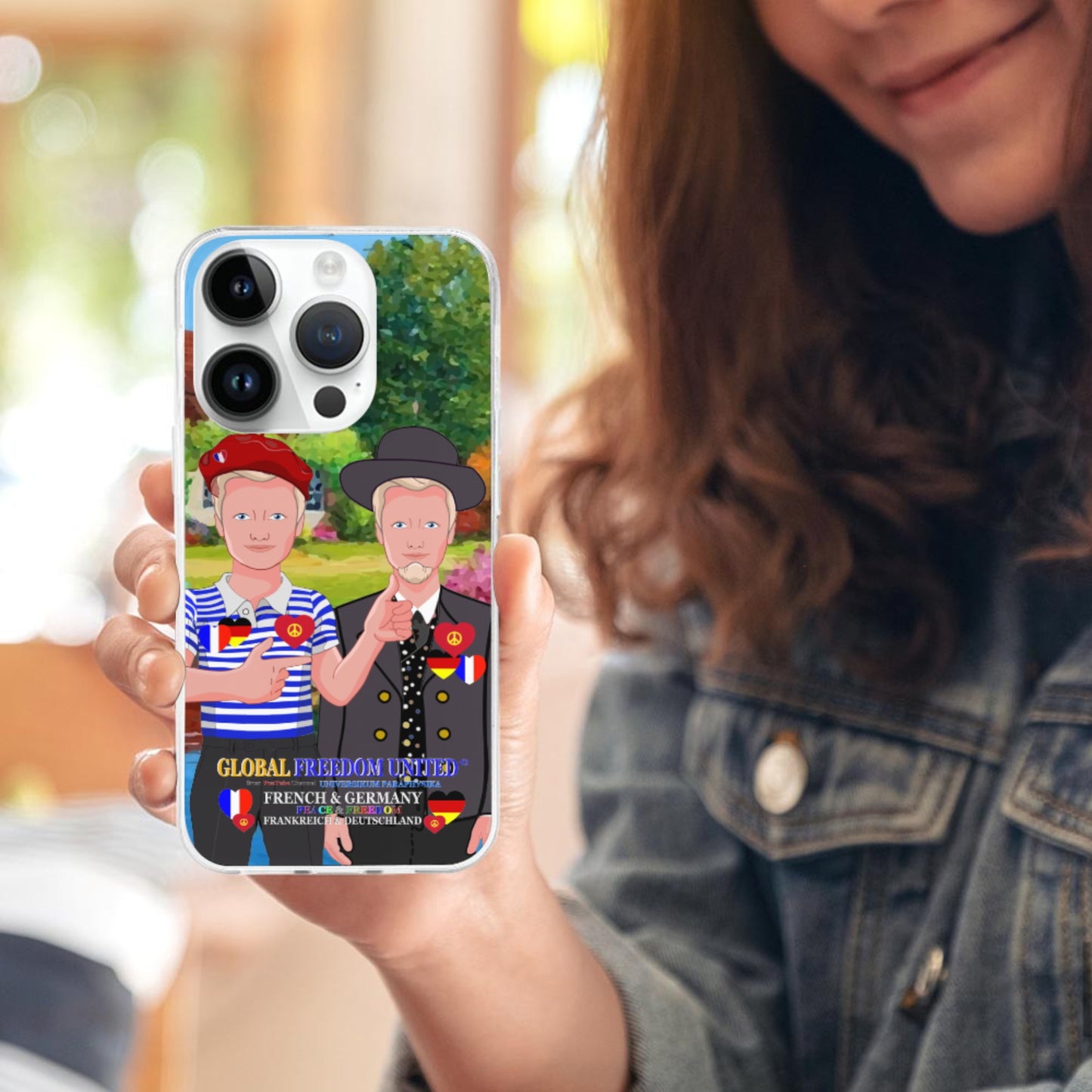 Mobile Phone Case GLOBAL FREEDOM UNITED© Men French & Germany