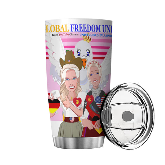 Tumbler Global Freedom United Women Usa & Germany Pink 2