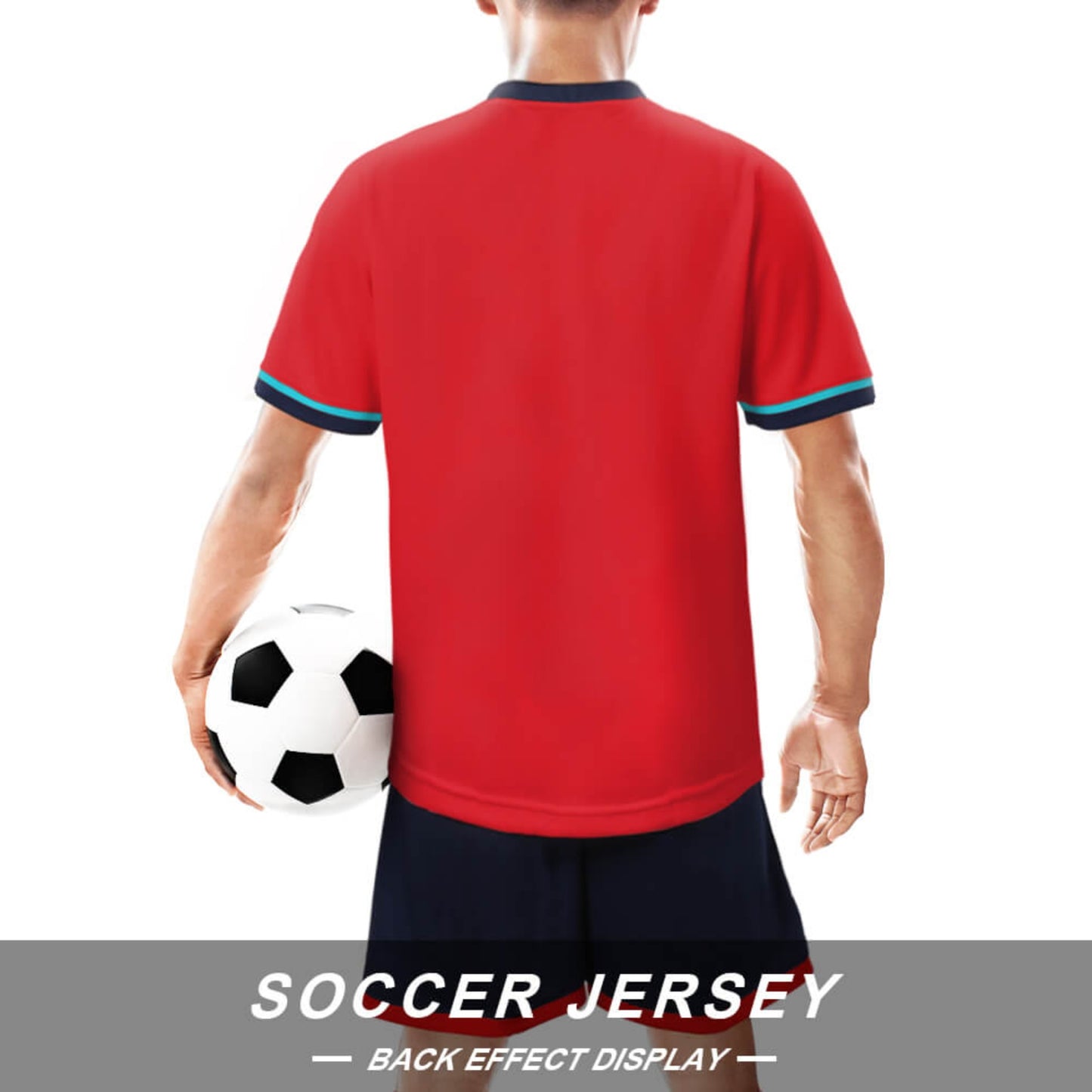 Soccer T-shirt Global Freedom United Archangel Michael 2 Red