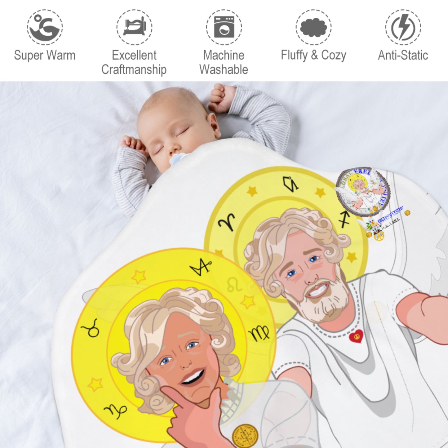 Blankets For Kits GLOBAL FREEDOM UNITED© Archangel Uriel & Gabriel German