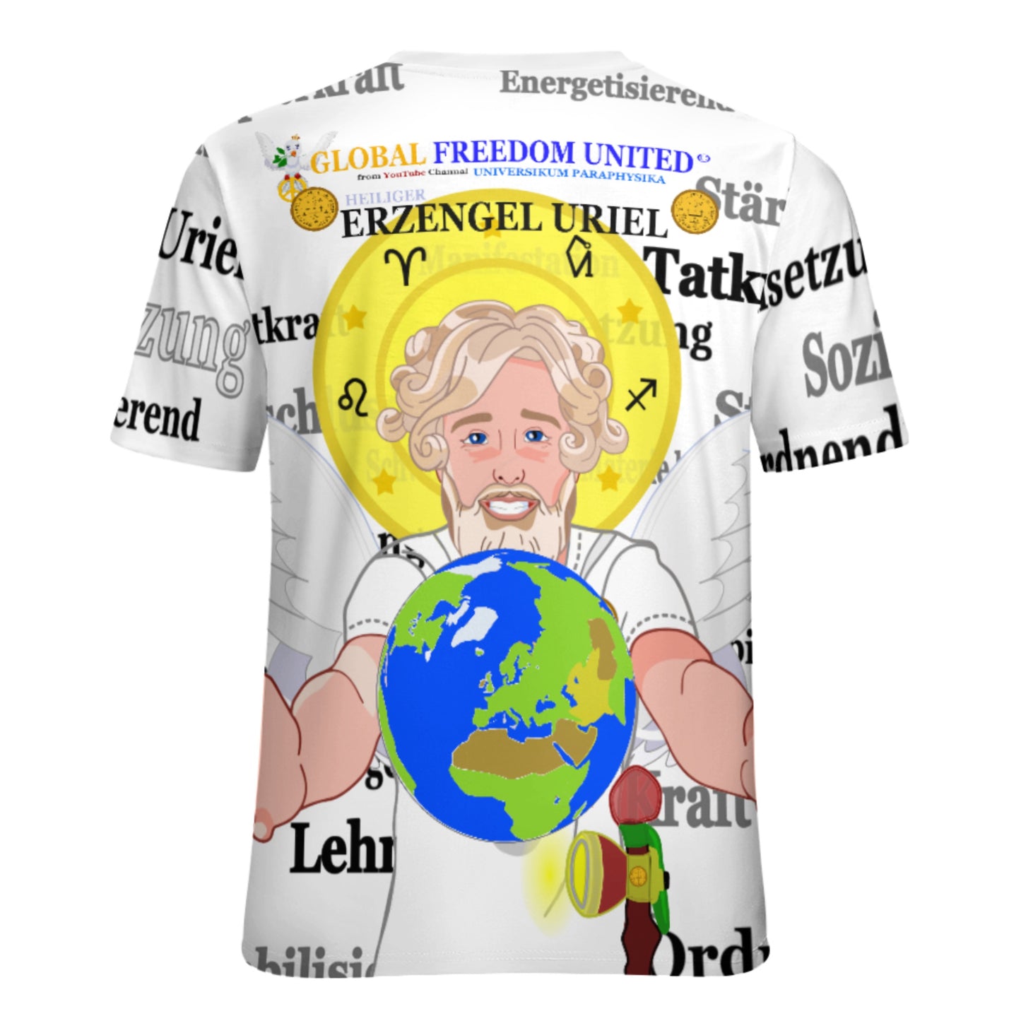 Women´s T-shirt  Global Freedom United Archangel Uriel German Lab