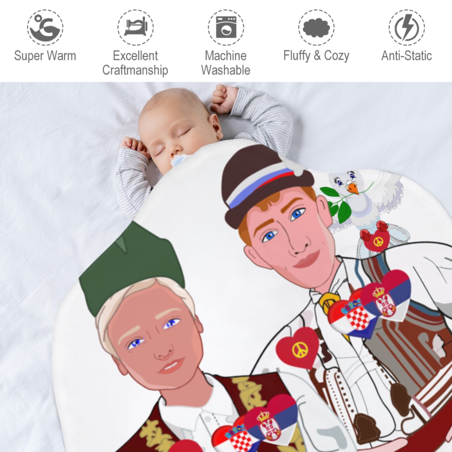 Blankets For Kits GLOBAL FREEDOM UNITED© Boy Croatia & Serbia