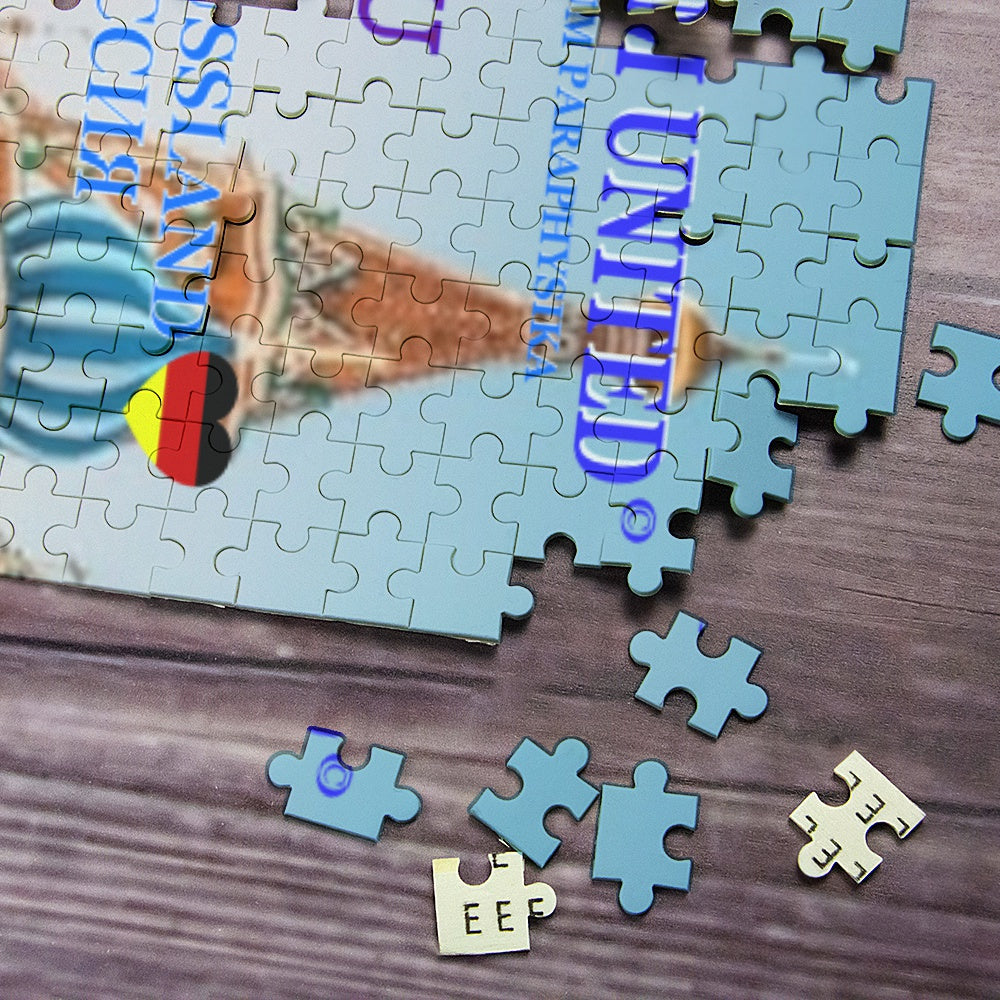 Paper Puzzle GLOBAL FREEDOM UNITED© Peace For Russia & Germany Old Peace
