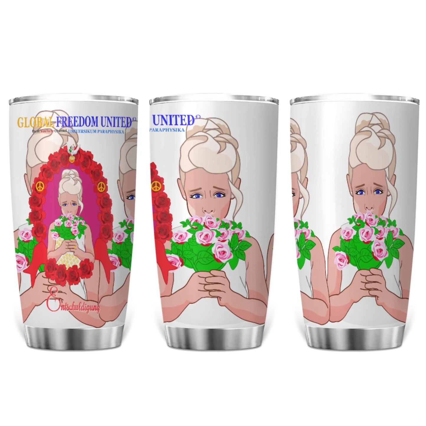 Tumbler Global Freedom United Mädchen Sagt Entschuldigung