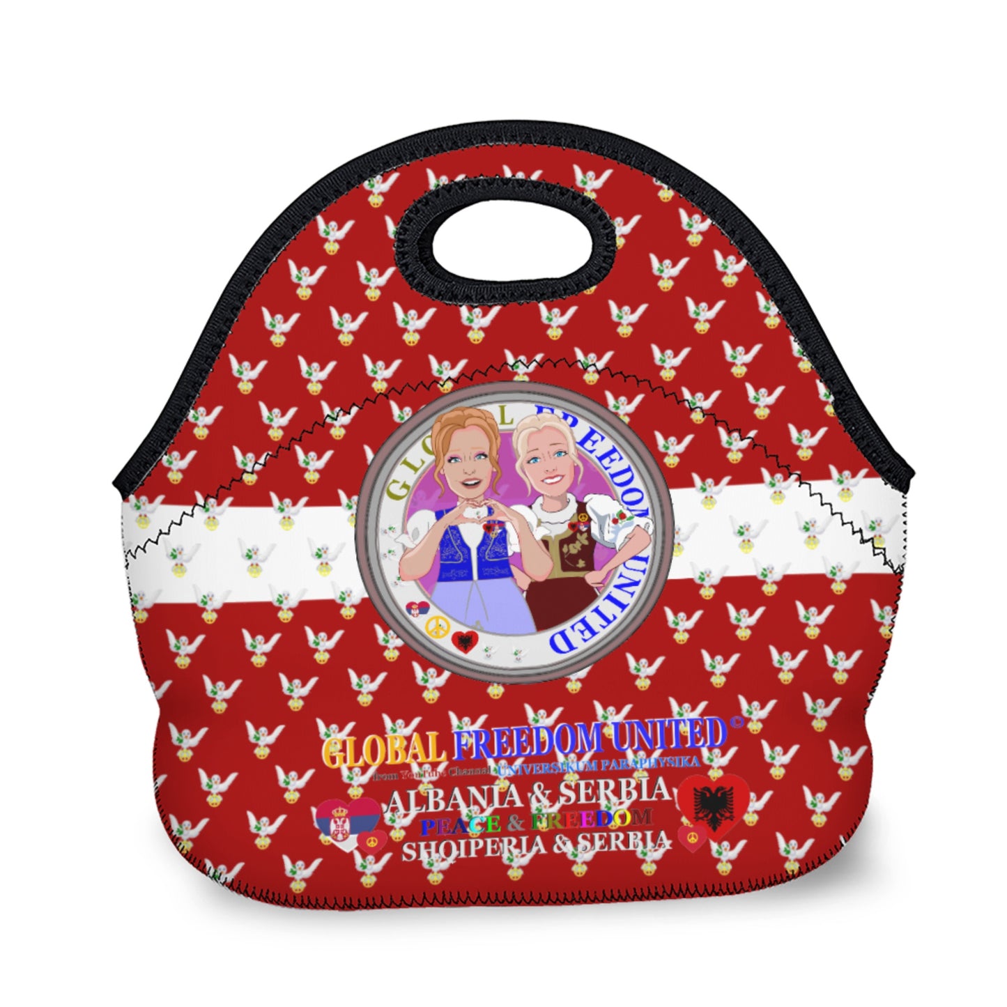 Meal Back GLOBAL FREEDOM UNITED©  Women Albania & Serbia Pink 2