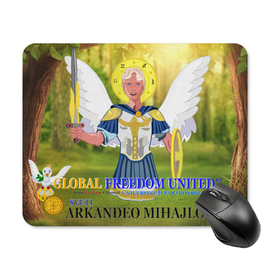 Mouse Pad Global Freedom United Archangel Michael Croatia V1
