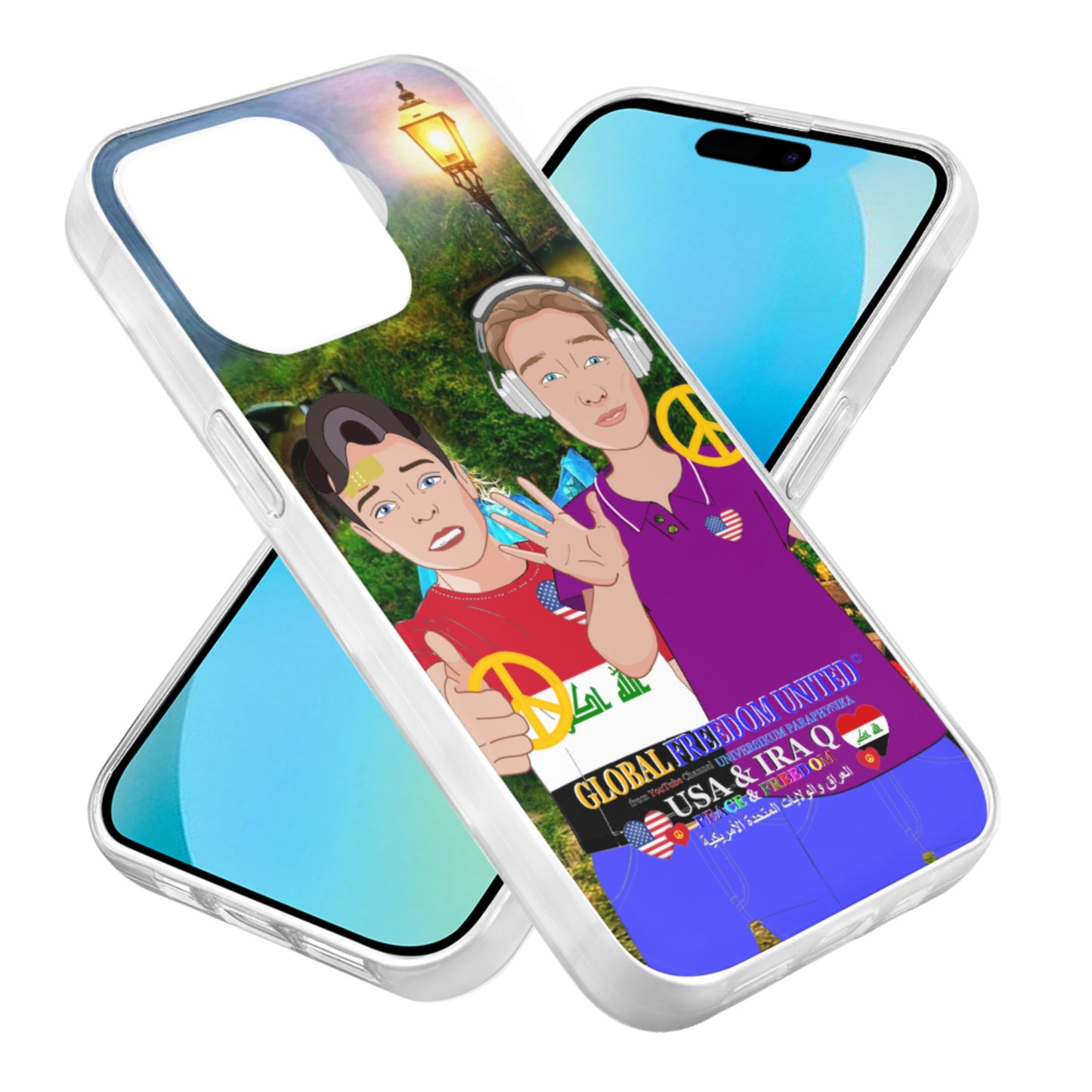 Mobile Phone Case GLOBAL FREEDOM UNITED© Men Iraq & USA