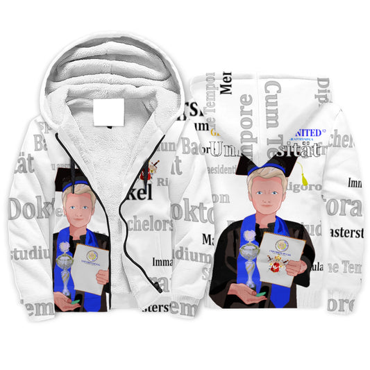 Plush Hoodie Global Freedom United Student Boy Silver Place Blond Hair 1