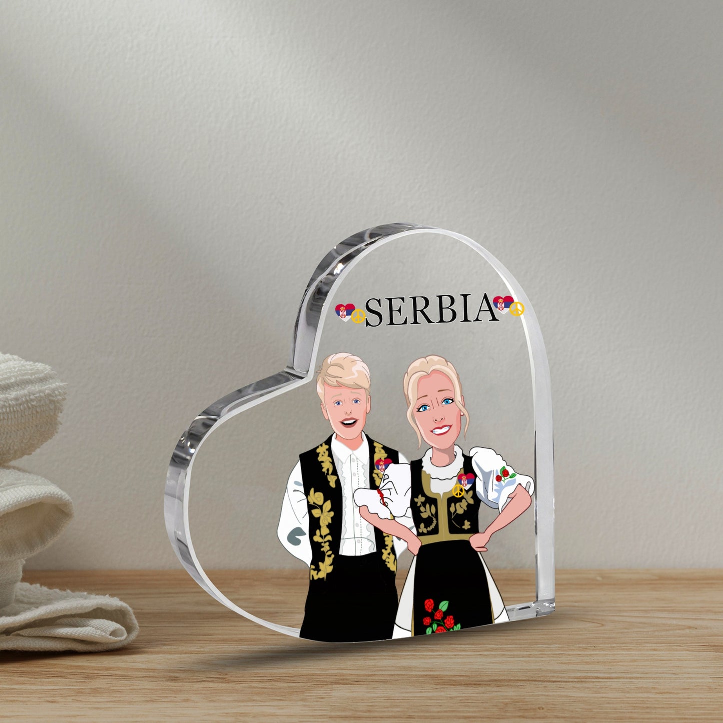 Acryl Hardt  GLOBAL FREEDOM UNITED© Couple Serbia  Black