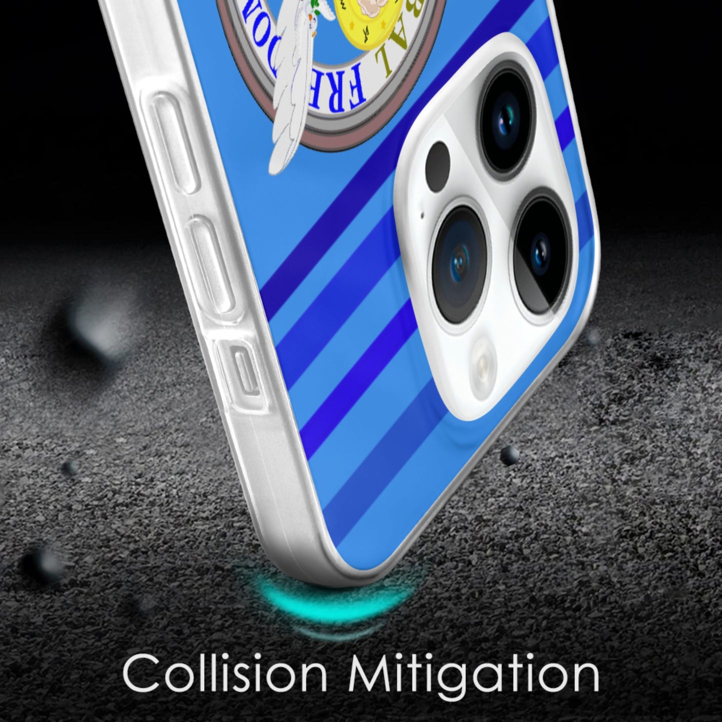 Phone Case Global Freedom United Archangel Michael German Deep Blue