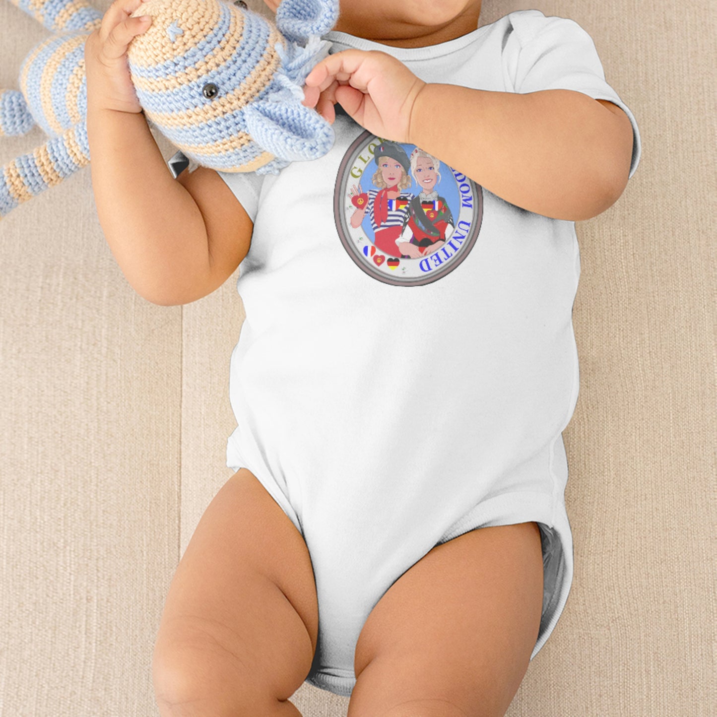 Baby Body Global Freedom United Girls French & Germany Old Peace