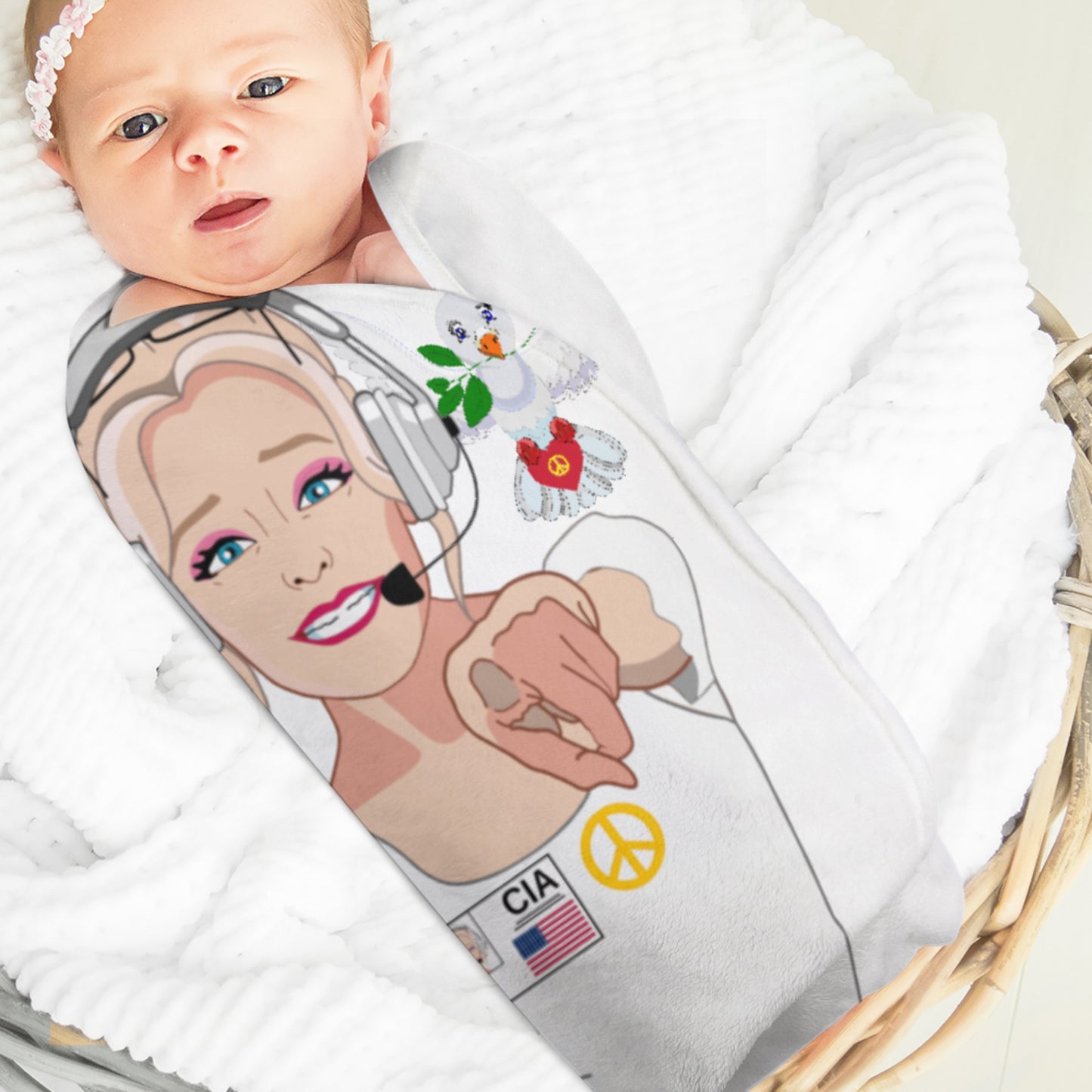 Blankets For Kits Global Freedom United Girls Iran & Usa Old Peace