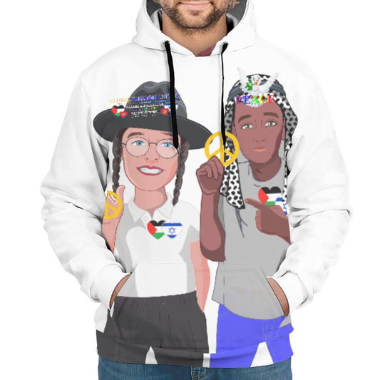 Hoodie  Global Freedom United Men Palestina & Israel Big