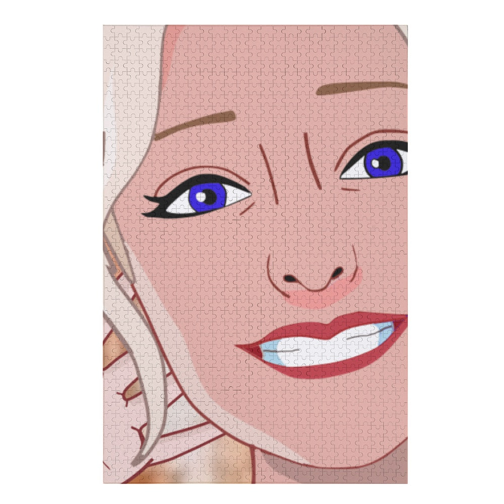 Paper Puzzle Global Freedom United  Women For Puzzle Freaks Blond Hairy Woman No. 1