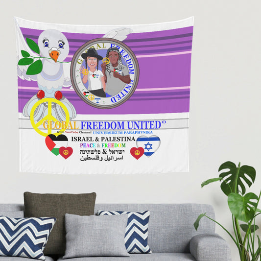 Tapestry Global Freedom United Men Palestina & Israel  Lilac