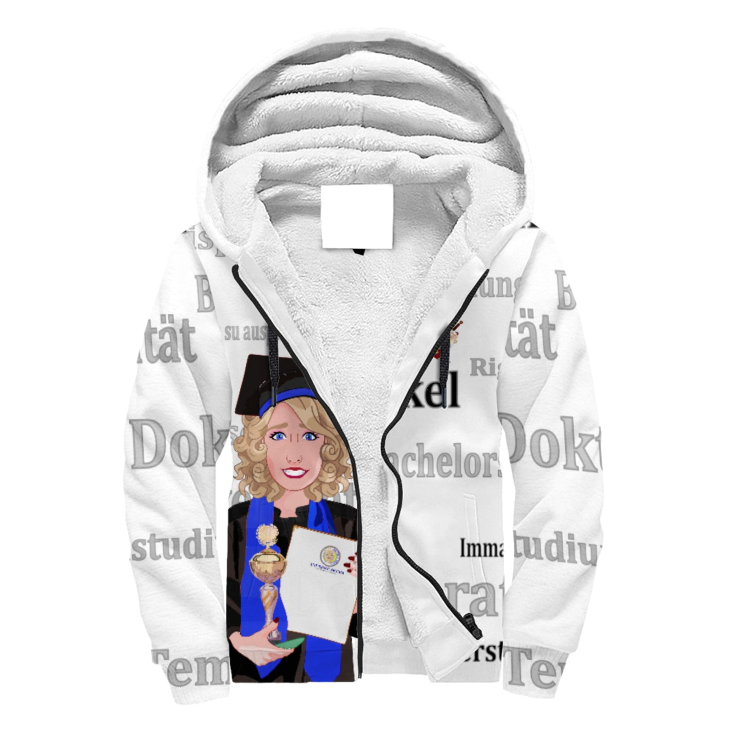 Plush Hoodie Global Freedom United Student Girl Cooper Place Blond Hair 2