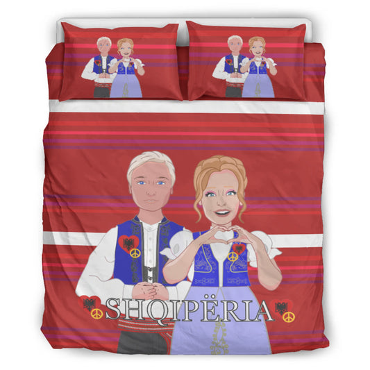 Bed Line GLOBAL FREEDOM UNITED© Couple Edition Albania Red