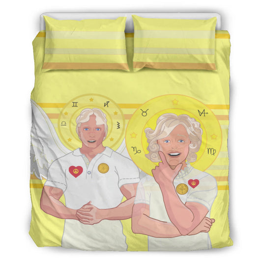 Bed Line GLOBAL FREEDOM UNITED© Archangel Michael & Gabriel Yellow