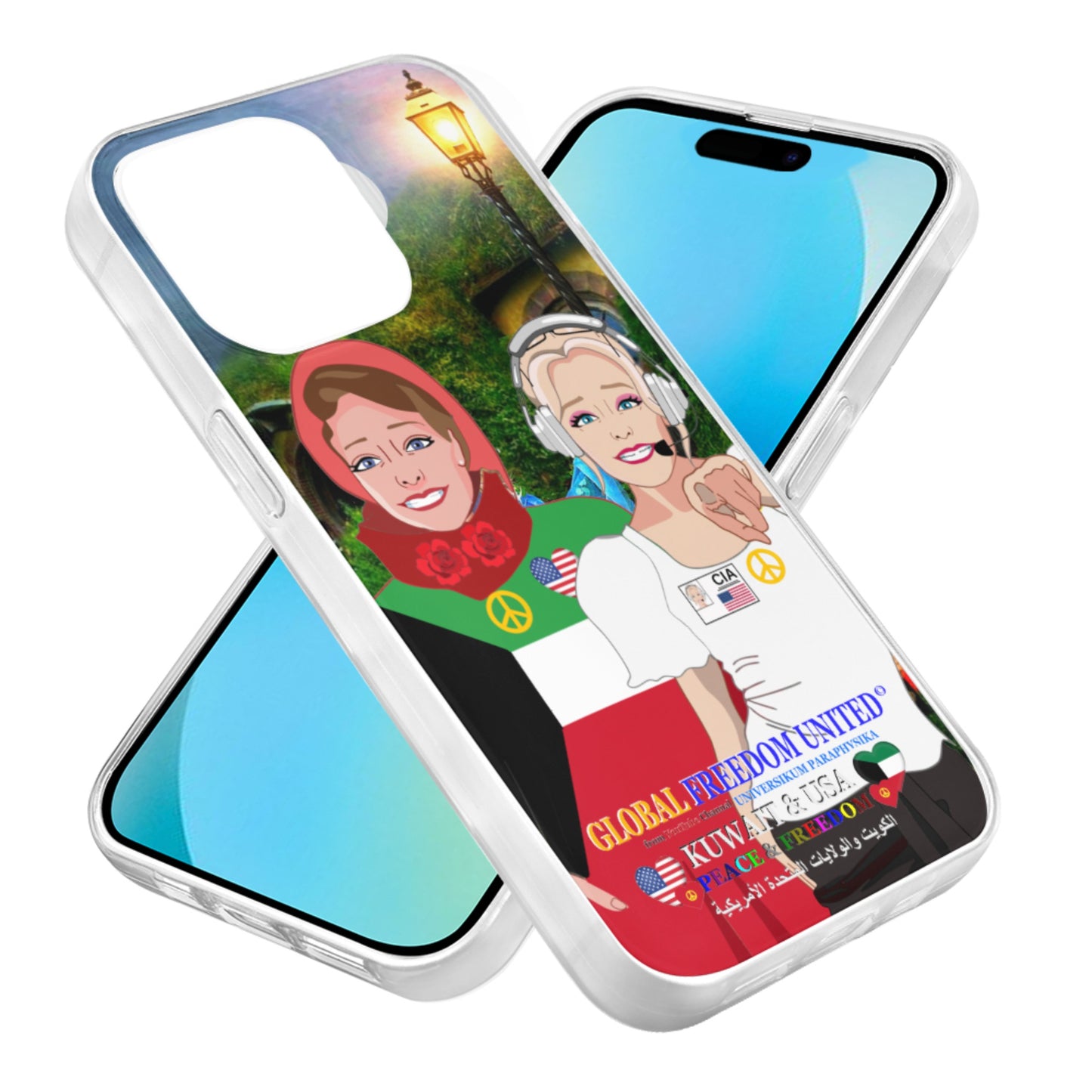 Mobile Phone Case GLOBAL FREEDOM UNITED© Women Kuwait & USA
