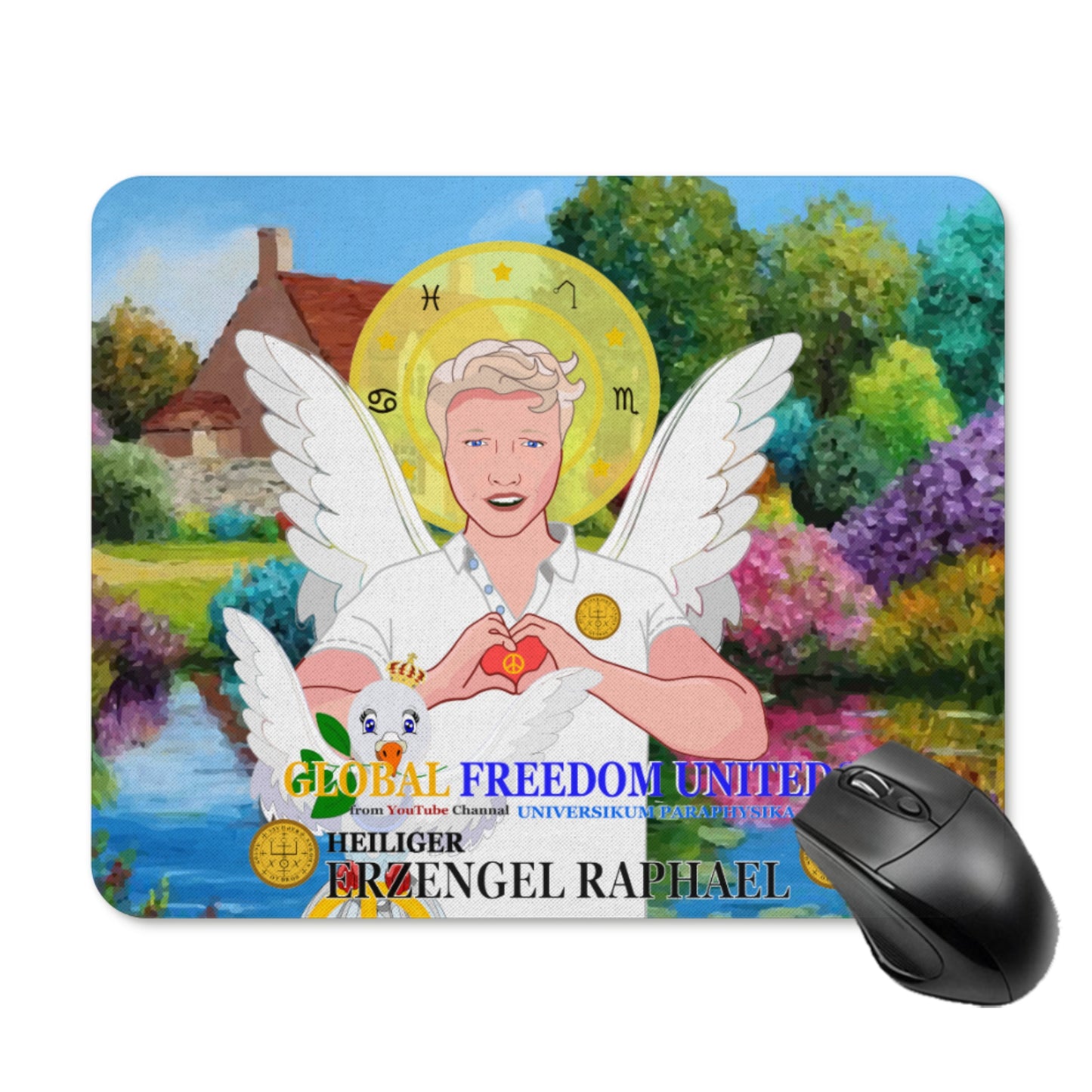 Mouse Pad Global Freedom United Archangel Raphael