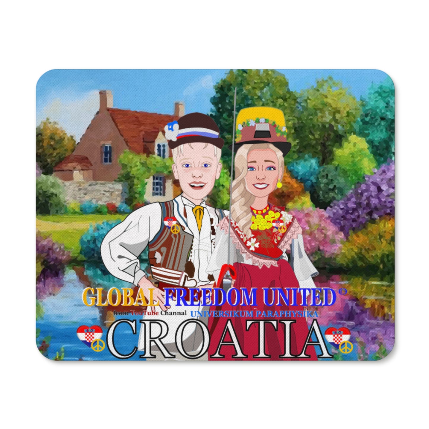 Mouse Pad Global Freedom United Couple Edition Croatia