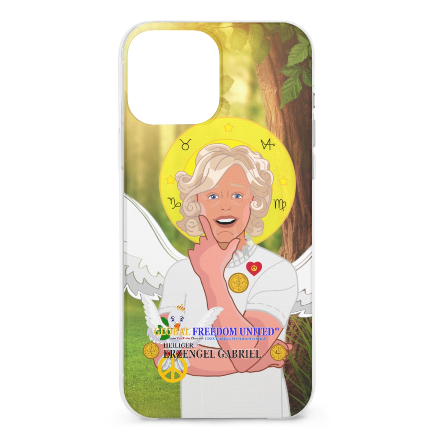 Phone Case GLOBAL FREEDOM UNITED© Archangel Gabriel German