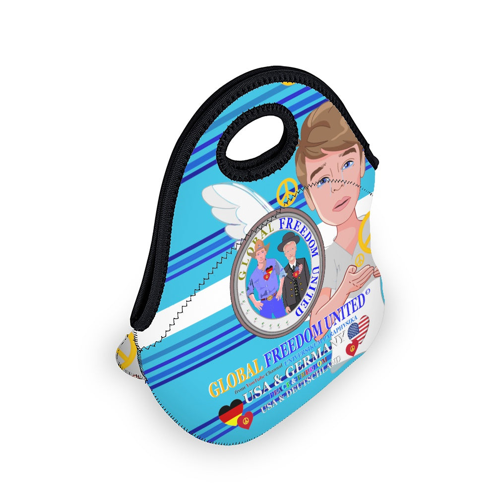 Meal Bag Global Freedom United Men Usa & Germany Blue 2