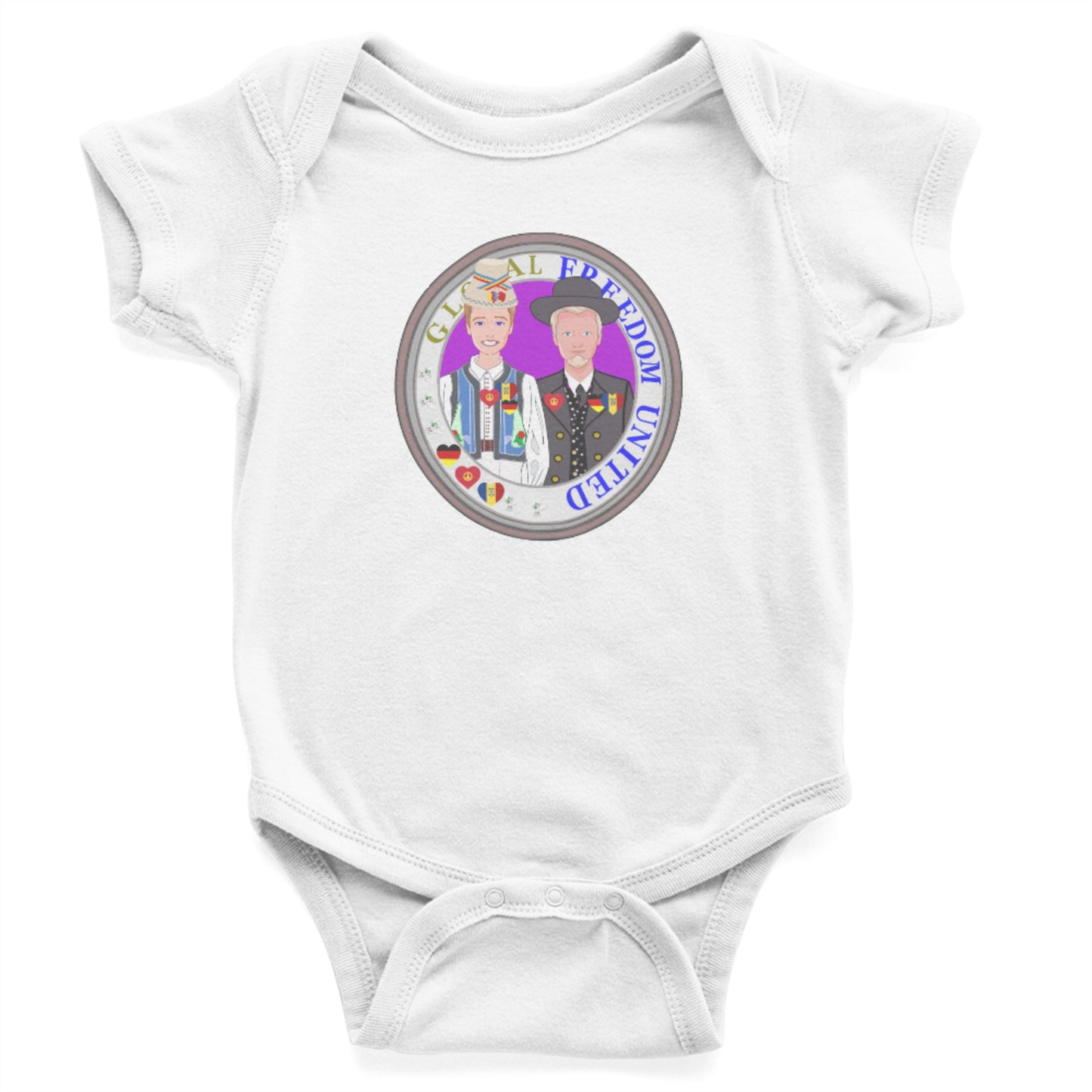 Baby Body Global Freedom United Boys Romania & Germany Old Peace