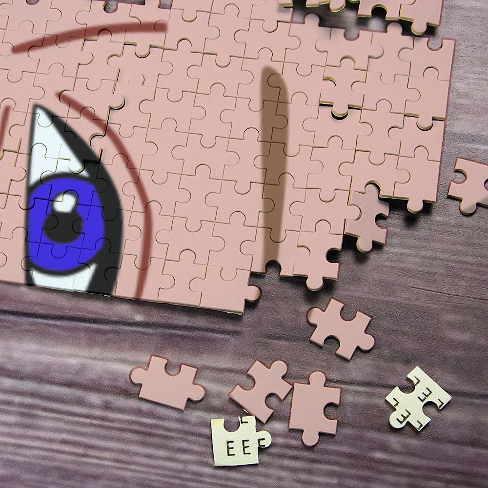 Paper Puzzle Global Freedom United  Women For Puzzle Freaks Blond Hairy Woman No. 1