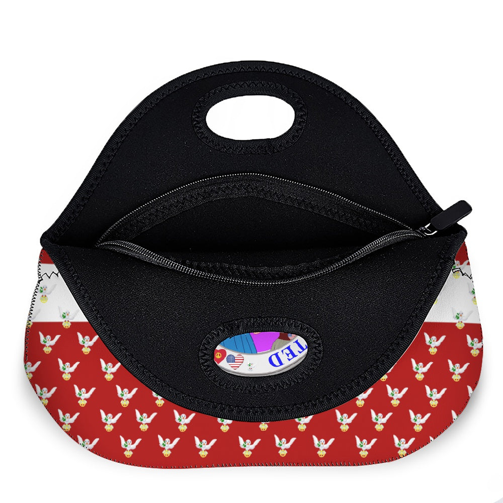 Meal Back GLOBAL FREEDOM UNITED© Women AFGHANISTAN & USA  Red Dove Of Peace