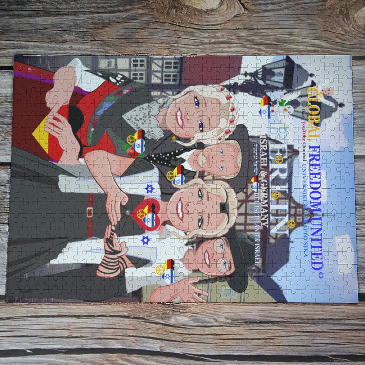 Paper Puzzle GLOBAL FREEDOM UNITED© Germany & Israel