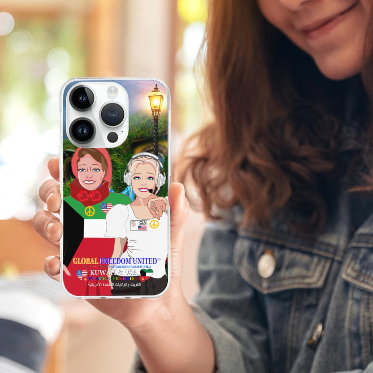 Mobile Phone Case GLOBAL FREEDOM UNITED© Women Kuwait & USA