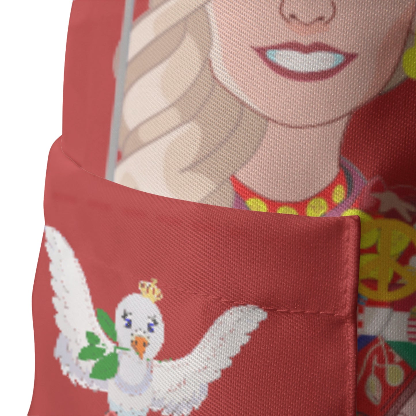 Apron GLOBAL FREEDOM UNITED© Women Croatia & Hungary Red