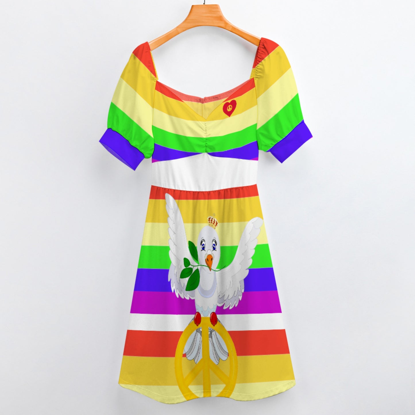 Sweetheart Dress Global Freedom United Dove Of Peace