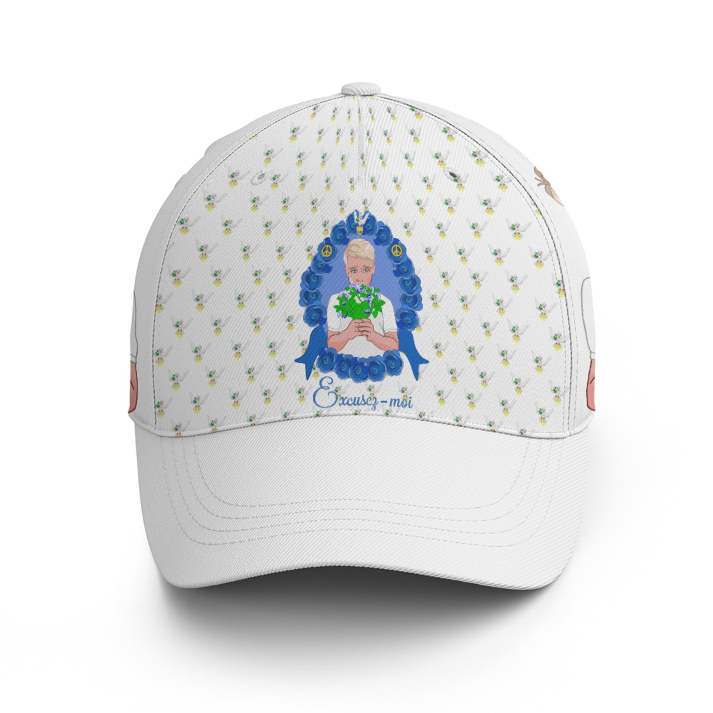 Baseball Cap GLOBAL FREEDOM UNITED© Un Garcon dit désoié Excusez-moi