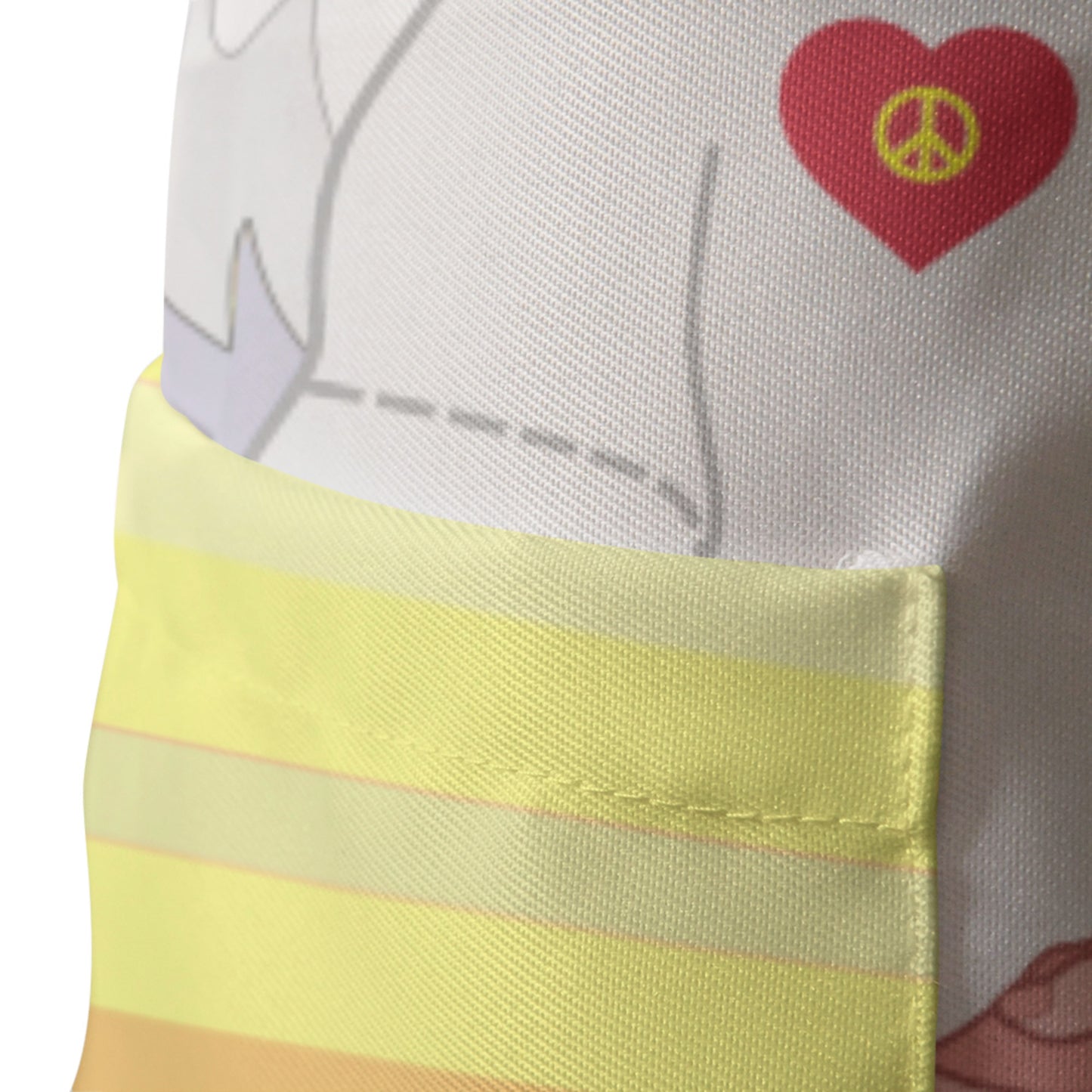 Apron GLOBAL FREEDOM UNITED© Archangel Michael Croatia V2 Yellow