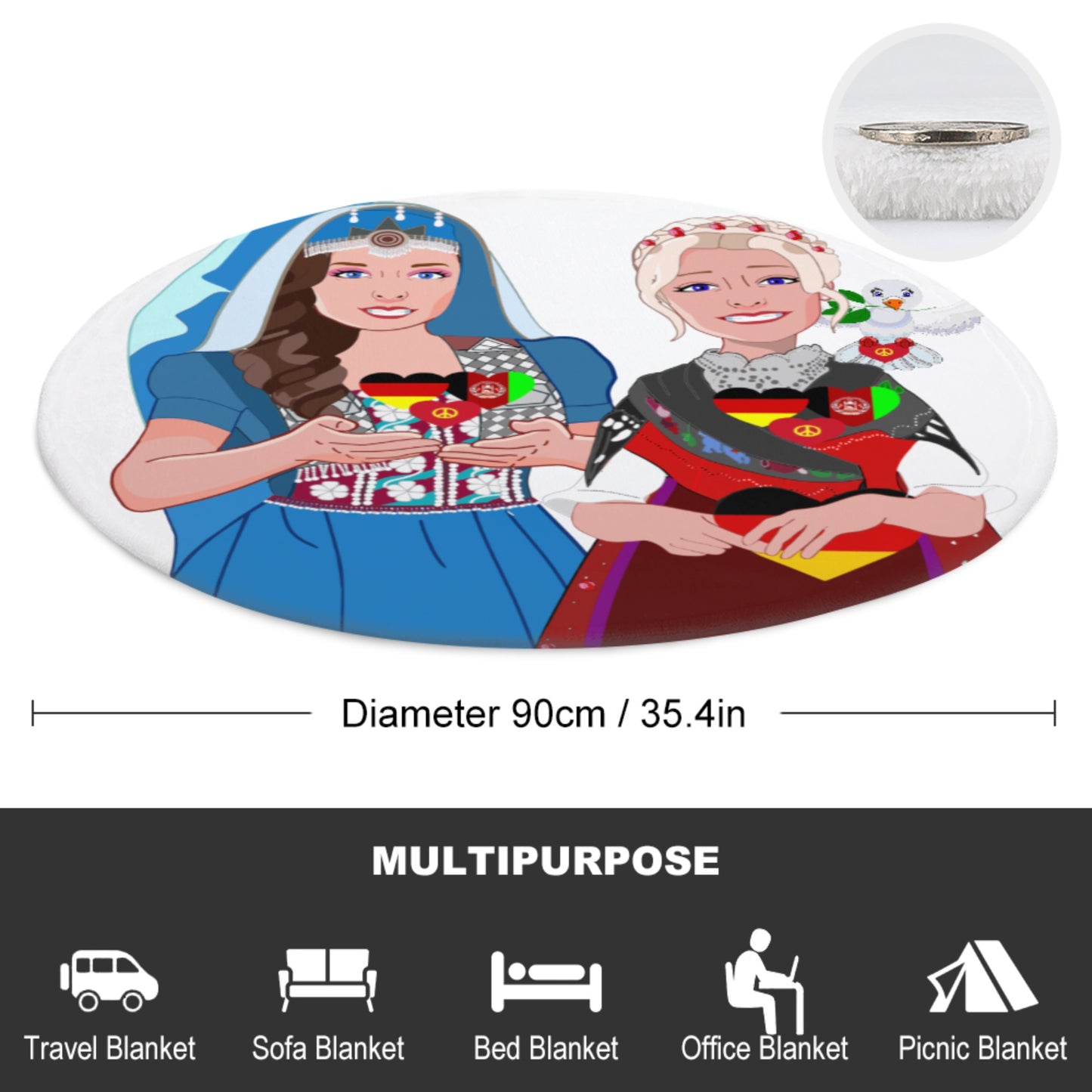 Blankets For Kits GLOBAL FREEDOM UNITED© Girls AFGHANISTAN & GERMANY