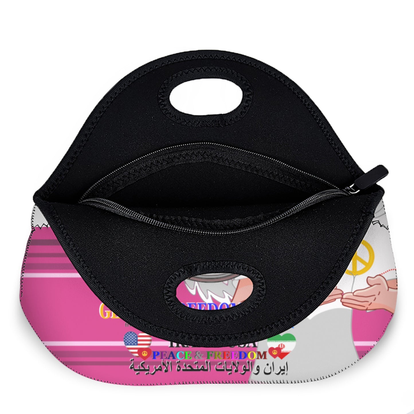 Meal Bag Global Freedom United Women Iran & Usa Pink