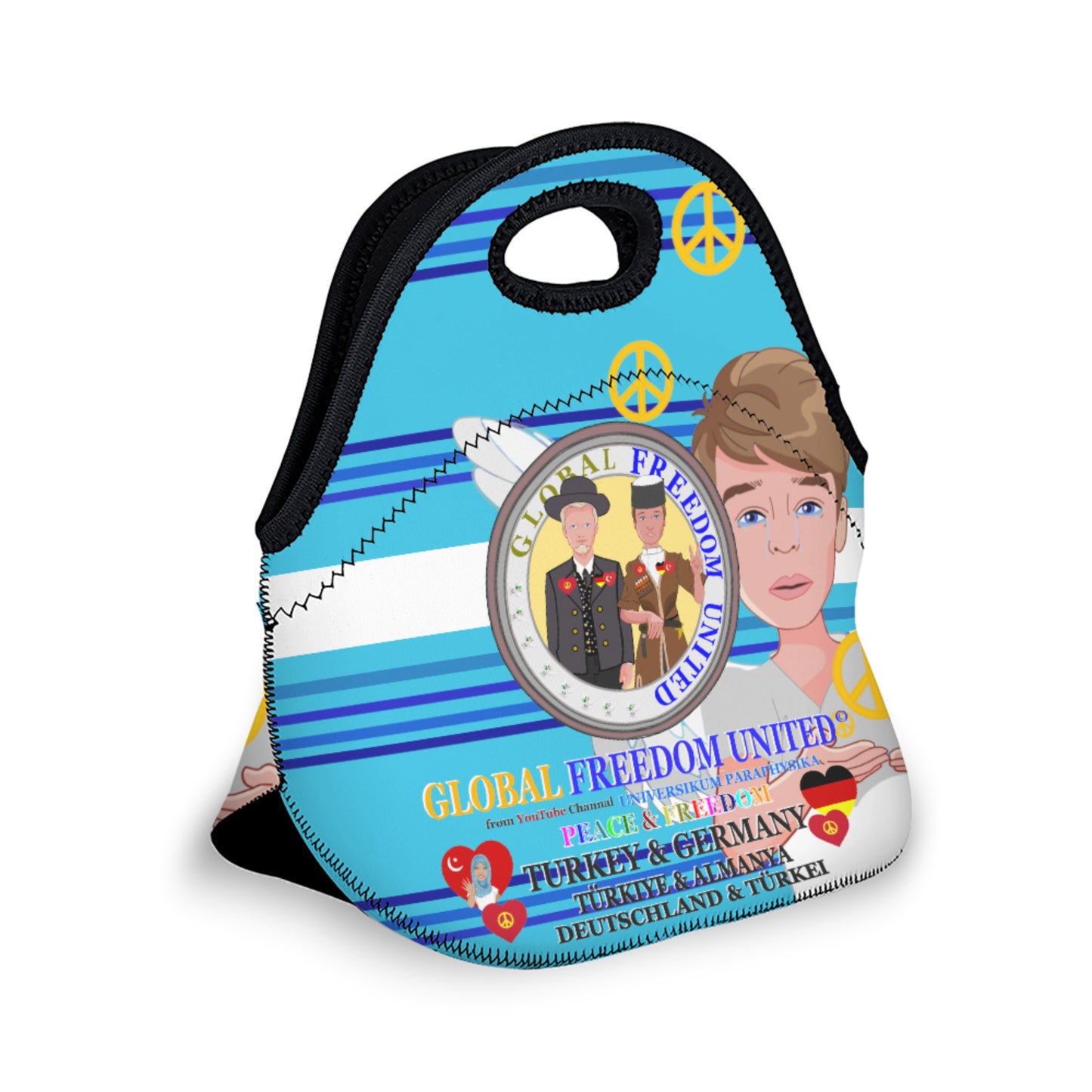 Meal Bag Global Freedom United Men Turkey & Germany V2 Blue