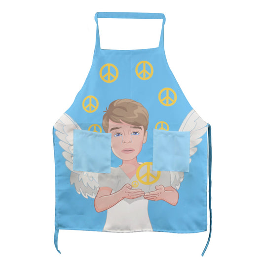 Apron GLOBAL FREEDOM UNITED© Boy Peace Of Angels Blue