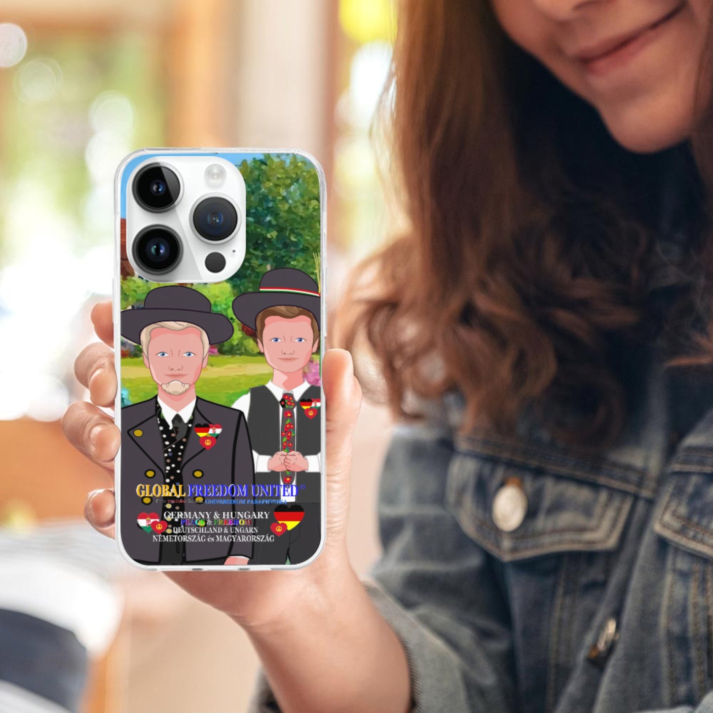 Mobile Phone Case GLOBAL FREEDOM UNITED© Men Germany & Hungary