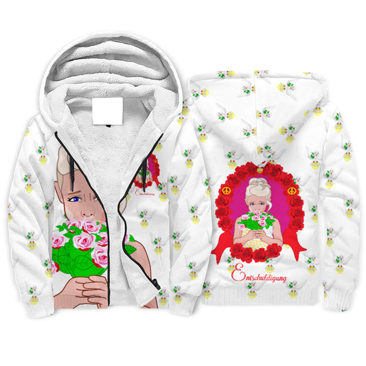 Plush Hoodie Global Freedom United Mädchen Sagt Entschuldigung