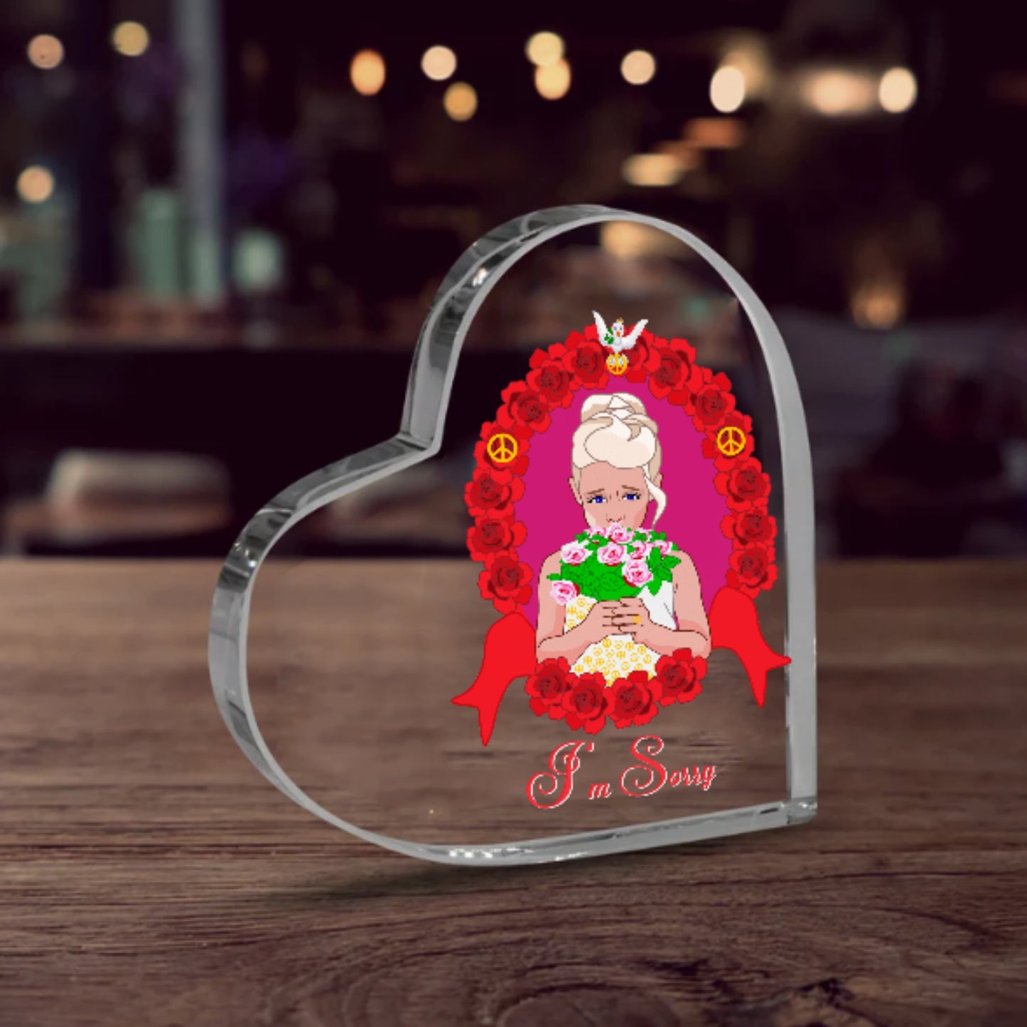 Acryl Haert GLOBAL FREEDOM UNITED© I´m Sorry From A Girl