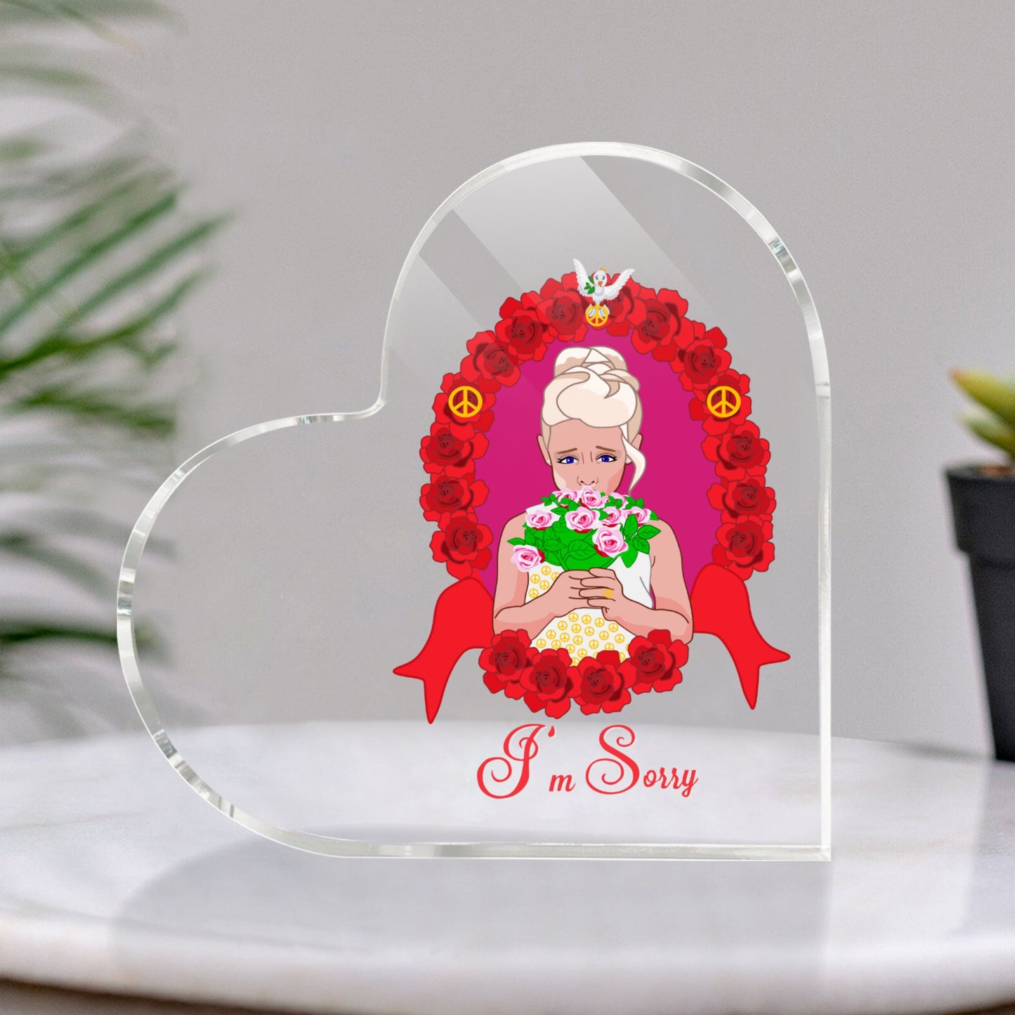 Acryl Haert GLOBAL FREEDOM UNITED© I´m Sorry From A Girl