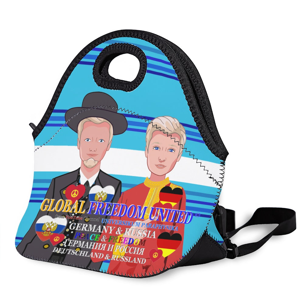 Meal Bag With Strap GLOBAL FREEDOM UNITED© Men Russia & Germany Blue 1