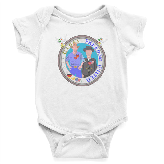 Baby Body Global Freedom United Boys Usa & Germany Old Peace