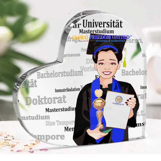 Acryl Heart Global Freedom United Asia Student Girl Cooper Place