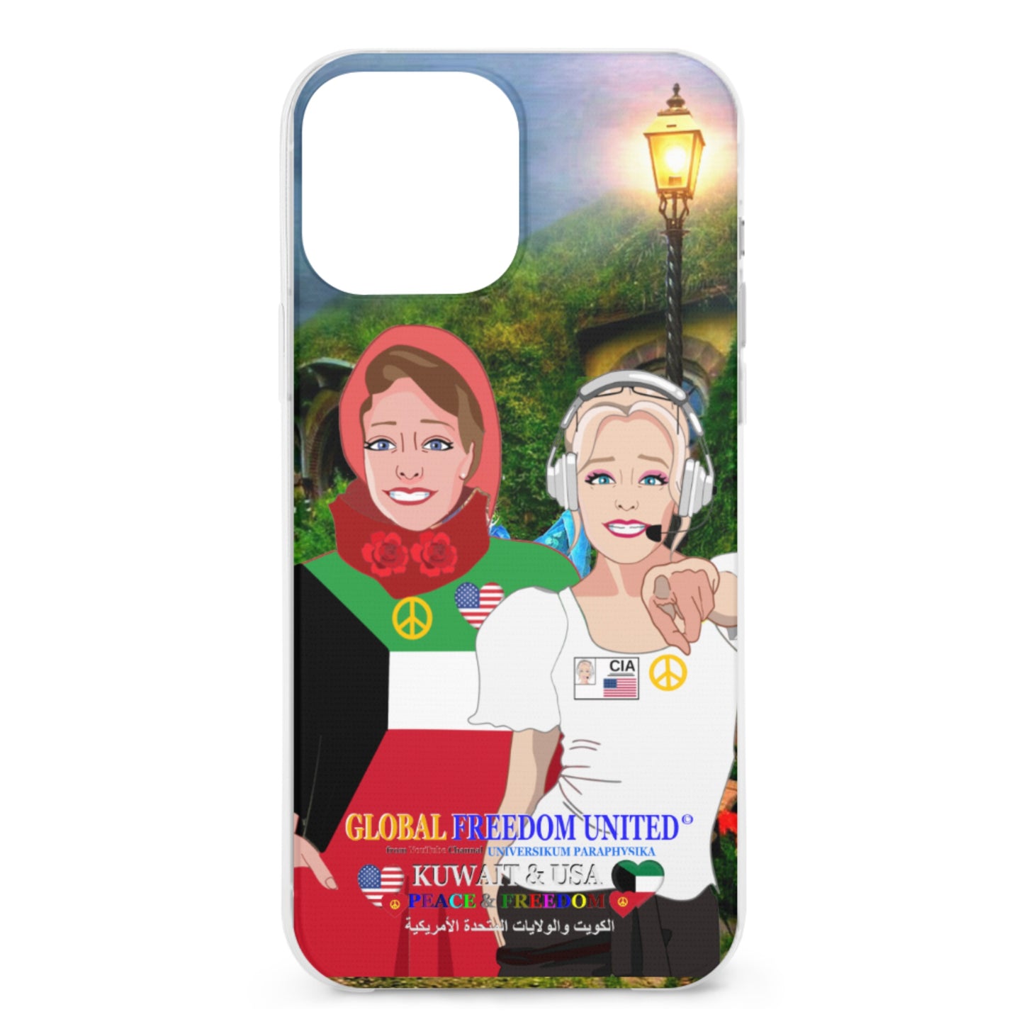 Mobile Phone Case GLOBAL FREEDOM UNITED© Women Kuwait & USA