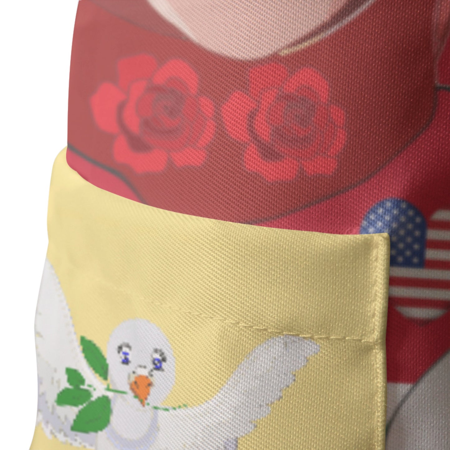 Apron GLOBAL FREEDOM UNITED© Women Syria & USA Yellow