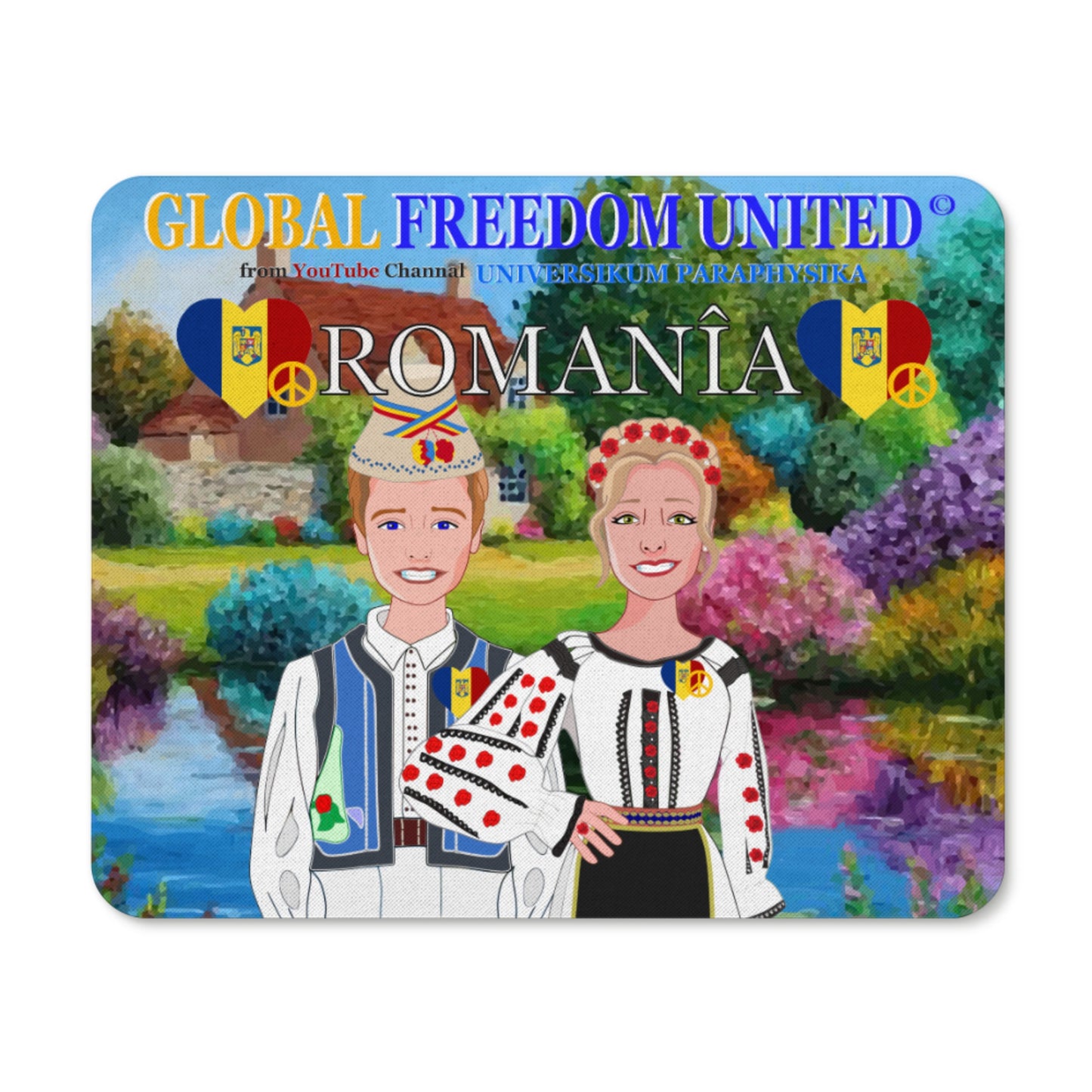 Mouse Pat GLOBAL FREEDOM UNITED© Couple Edition Romania